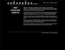 Tablet Screenshot of chesskers.com